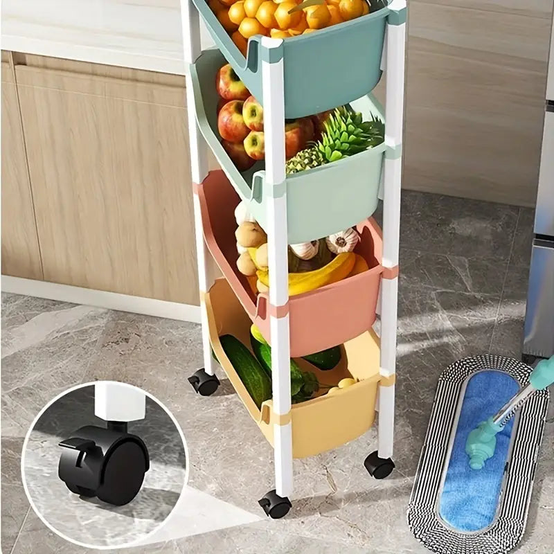 Household Multi-Layer Kitchen Storage Rack