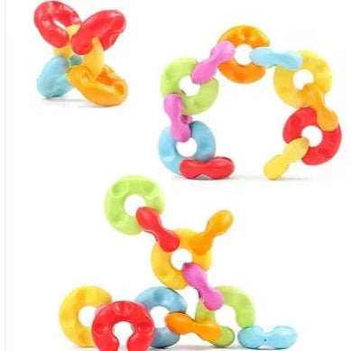 💫Chain Links game For Kids(100 Colorful Pcs)🎨