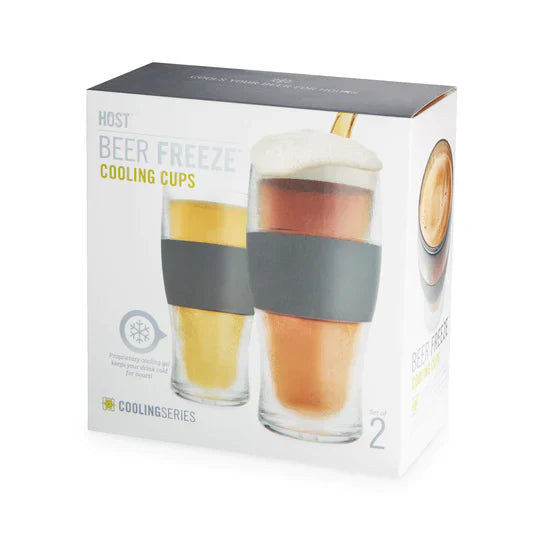 Host Beer Freeze Cooling Pint in Gray