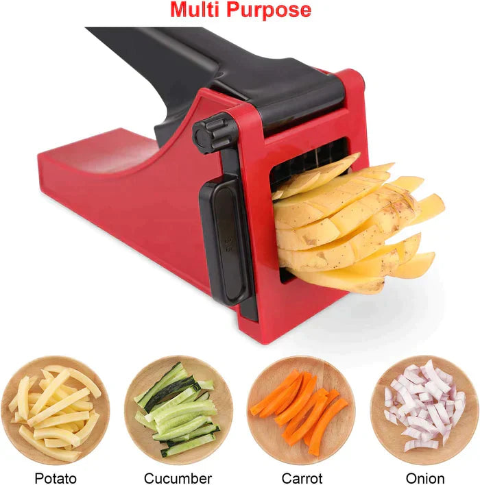 Potato and Vegetable Push Chopper Chips Maker