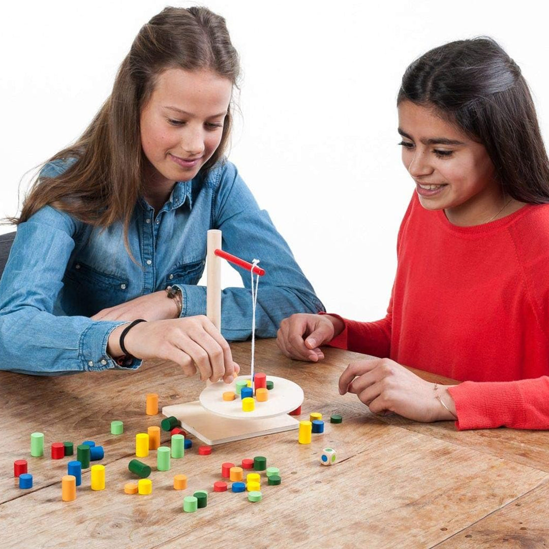 ✨Wooden Balance Toy || Building Blocks Table🙌