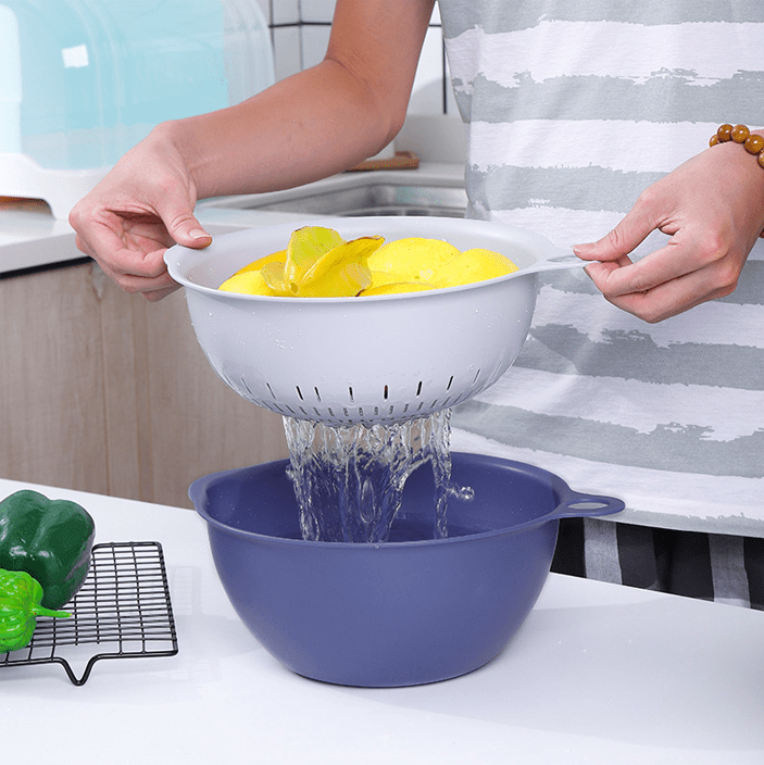 2 in 1 Kitchen Strainer Colander Bowl (pack of 2)