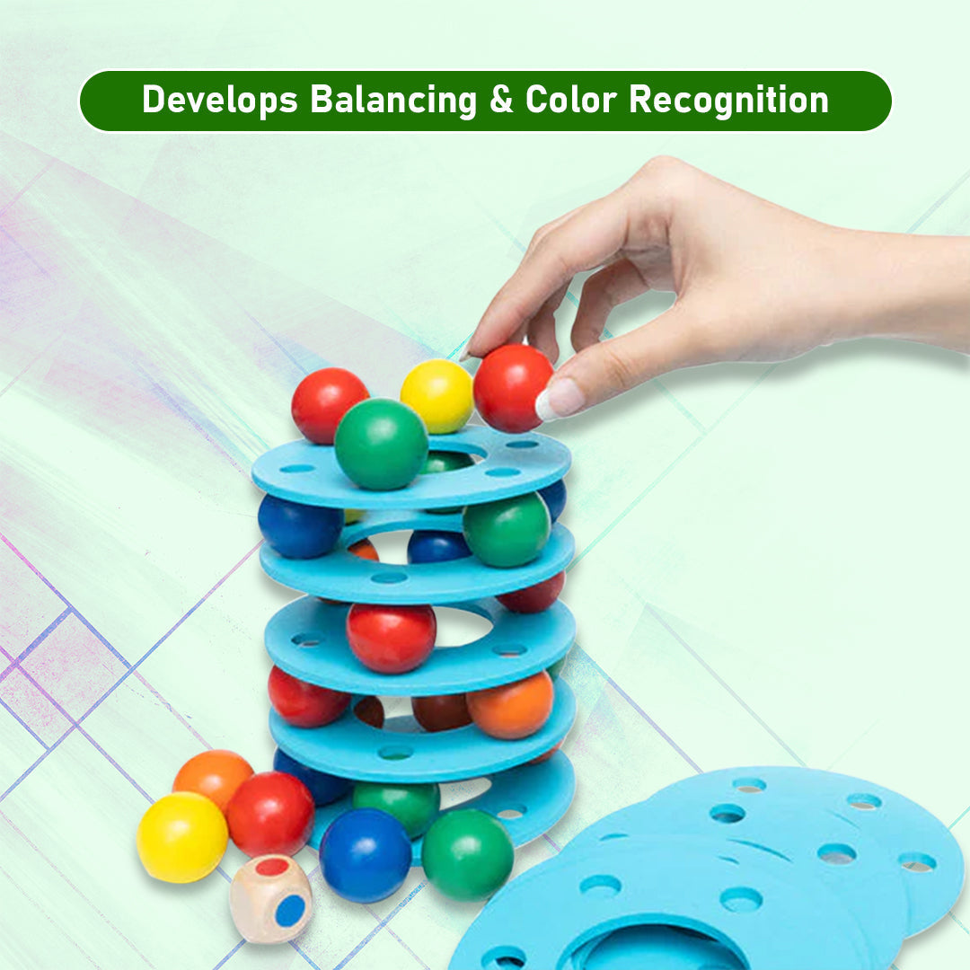 🌈 Plastic Balancing ball tower game  ⚾