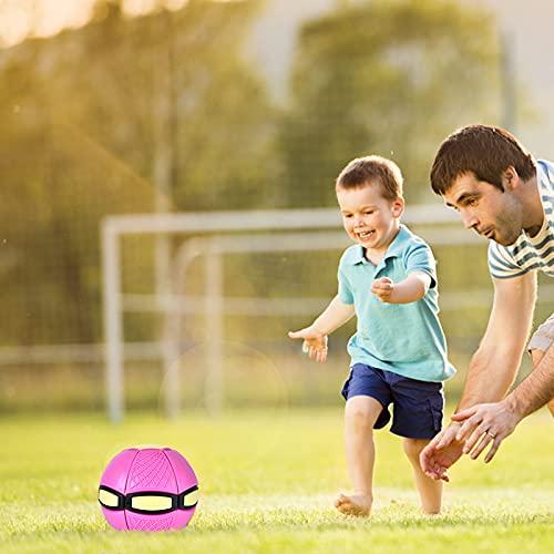 Ball Interactive Flying Saucer Toy Pet Training Other Outdoor Magic Game with Super Lighting Play for Fun Family Toys Air Hover Football Shock Proof