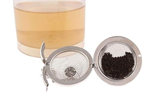 Stainless Steel Spice Tea Filter Herbs Locking Infuser Mesh Ball (Big Size)