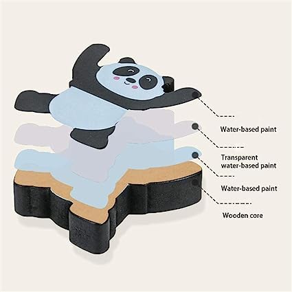 🐼  Wooden Panda Balance Block game  (Pack of 12)