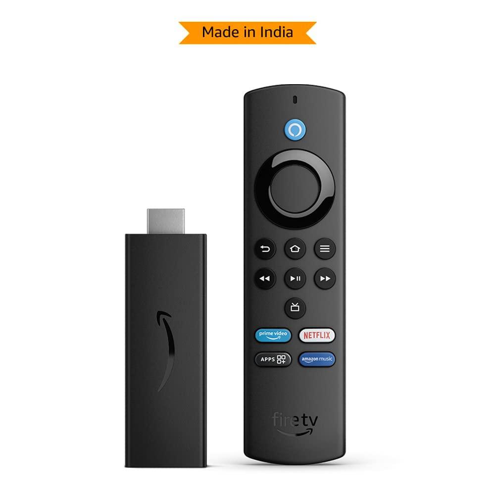 Fire TV Stick Lite with all-new Alexa Voice Remote Lite (no TV controls), HD streaming device | Now with App controls