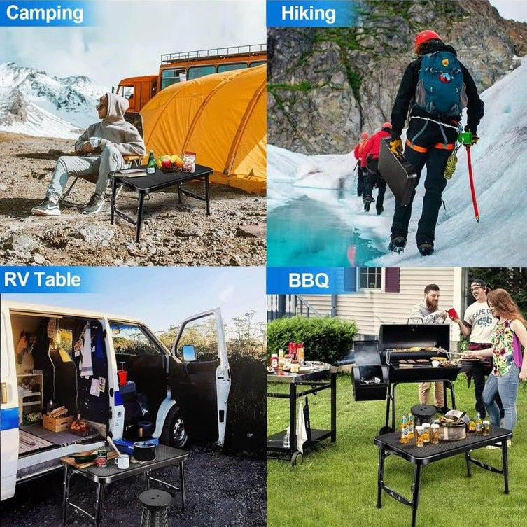 Portable Camping Table & Stool Set