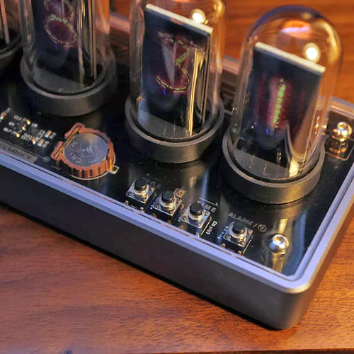 Fawes IPS Nixie Tubes Digital Table Clock