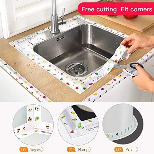 Waterproof Self Adhesive Wall Seal Anti-Mold Kitchen Sink Sticker (3.8 Meter)