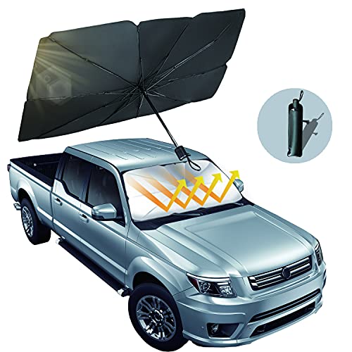 ✨Foldable Reflective Car Umbrella for Sun Heat Protection