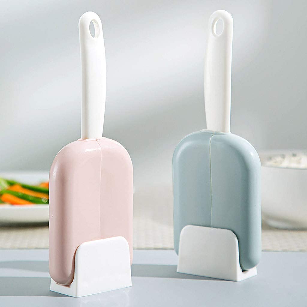 Stand-Up Rice Spoon-Automatic Opening And Closing Stand-Up Rice Spoon