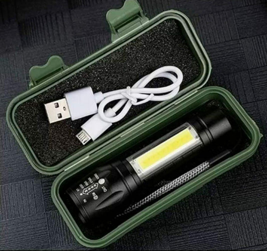 Mini USB Rechargeable Torch Light