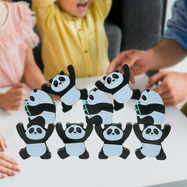 🐼  Wooden Panda Balance Block game  (Pack of 12)