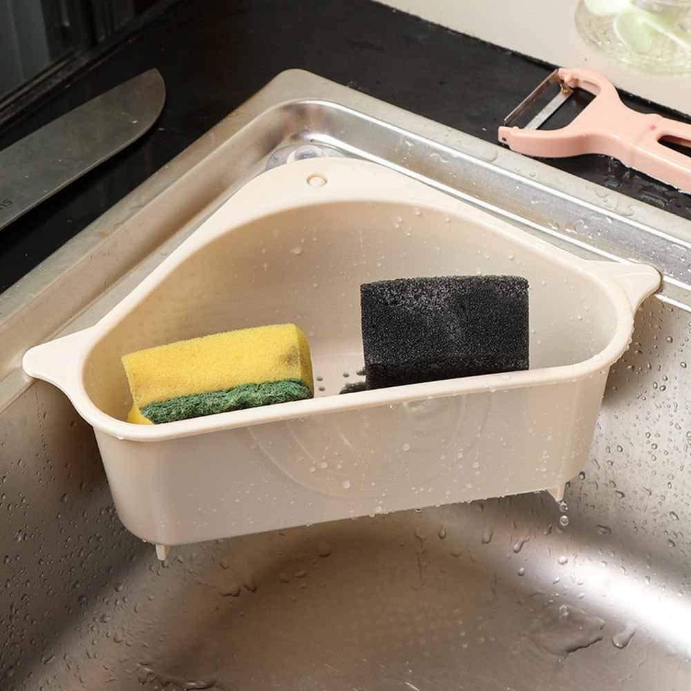 Sink Tray - Sink Corner Tray / Multi-functional Drain Shelf Storage Rack