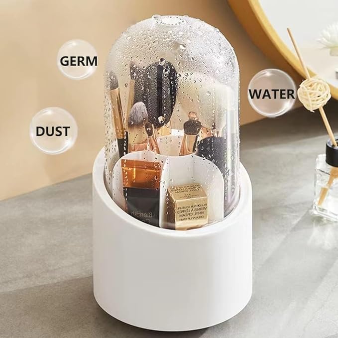 360 Degree Rotating Makeup Brush Holder