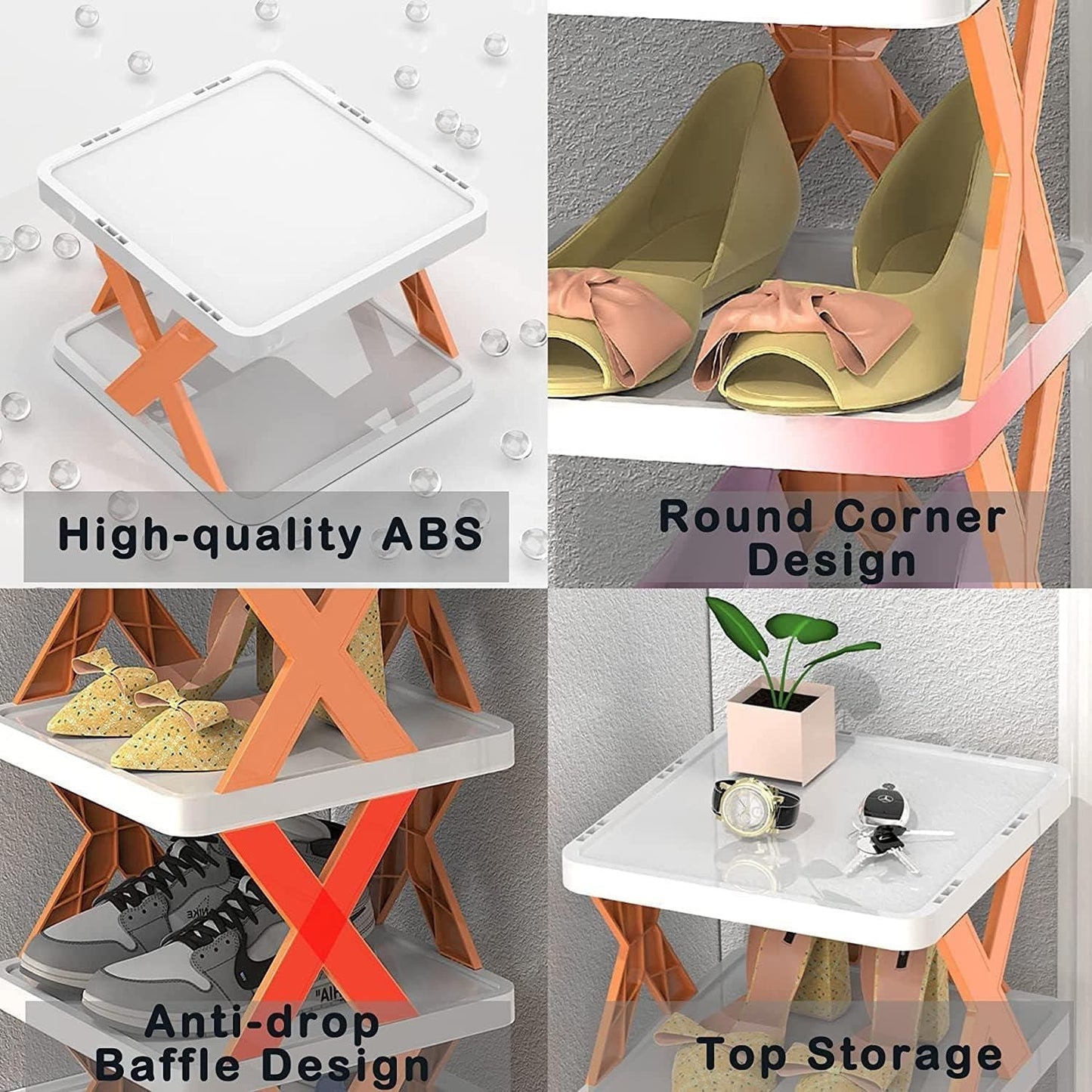 Stacksole 0.6 - SHOES STORAGE ORGANIZER WITH 6 LAYERS