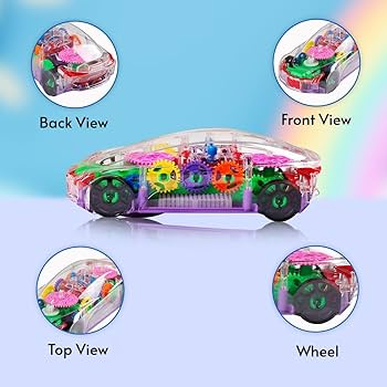 🚘Super Car Toy for Kids with 3D Flashing Led Lights & Music🎶