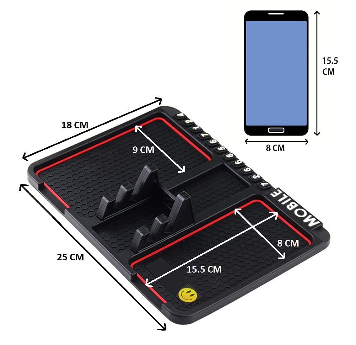 4 IN 1 Multifunctional Car Mobile Holders for Car Dashboard