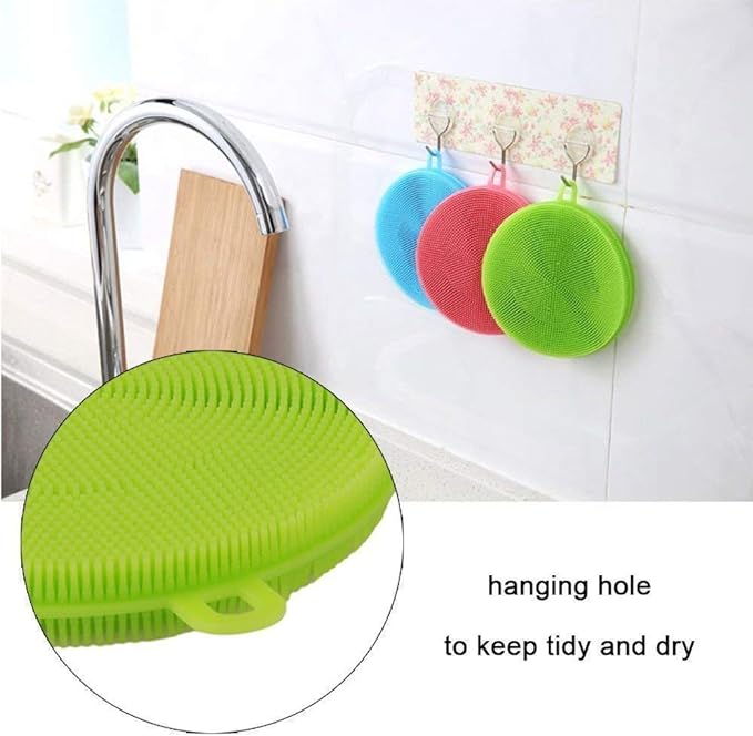 ✨Multipurpose Silicone Sponge Scrubber✨