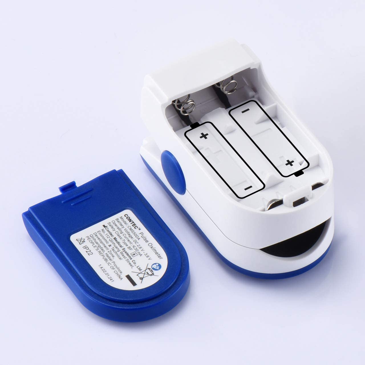 Finger Pulse Oxygen Meter with Audio Visual Alarm and Respiratory Rate