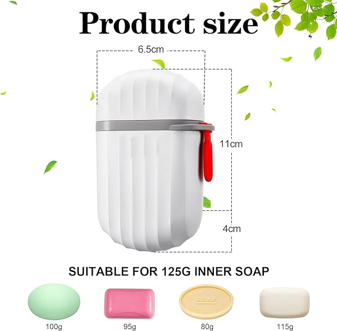 ✨Travel Soap Box || Soap Holder for Outdoors Travel ( pack of 2)