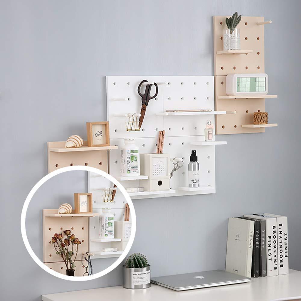 Wall Mount Pegboard Storage Wall Shelf Organizer