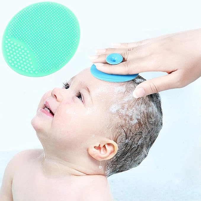 Adjustable Baby 3 Shower Cap with FREE 3 Baby Bath Brush