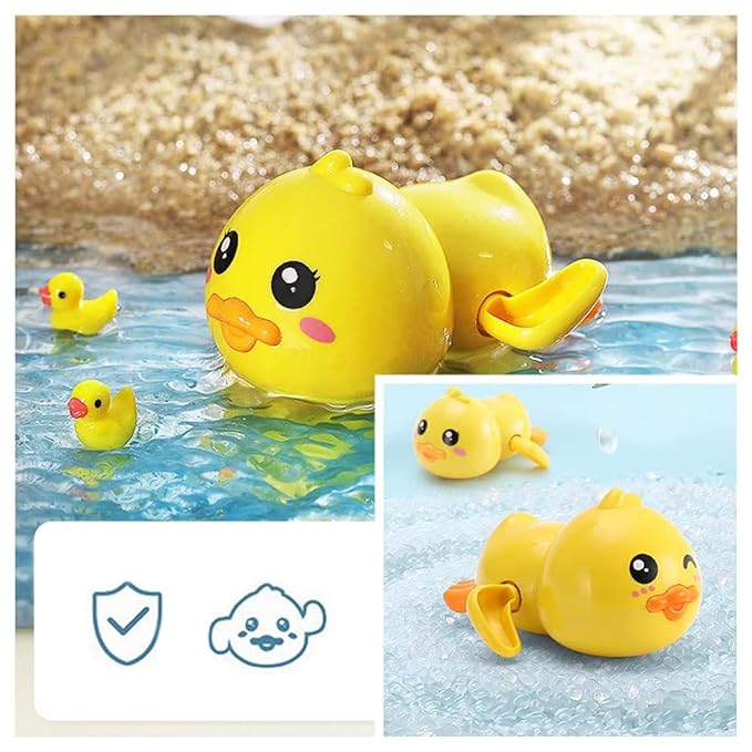 Floating Wind-up Ducks bath Toys for little kids