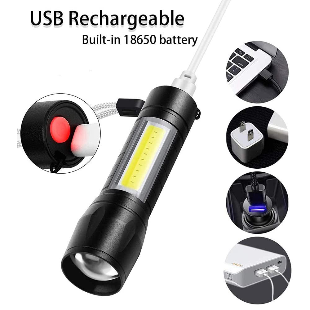 Mini USB Rechargeable Torch Light