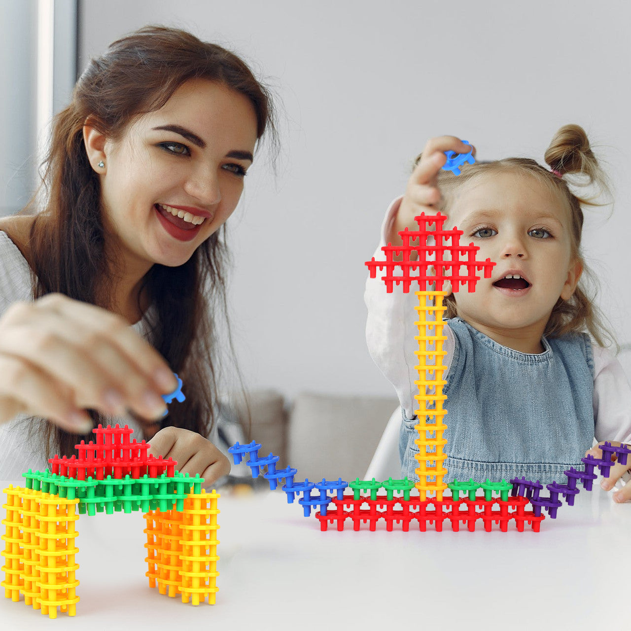 🎇Fun building toys|| Nature your child's imagination & creativity (90 pcs)😇