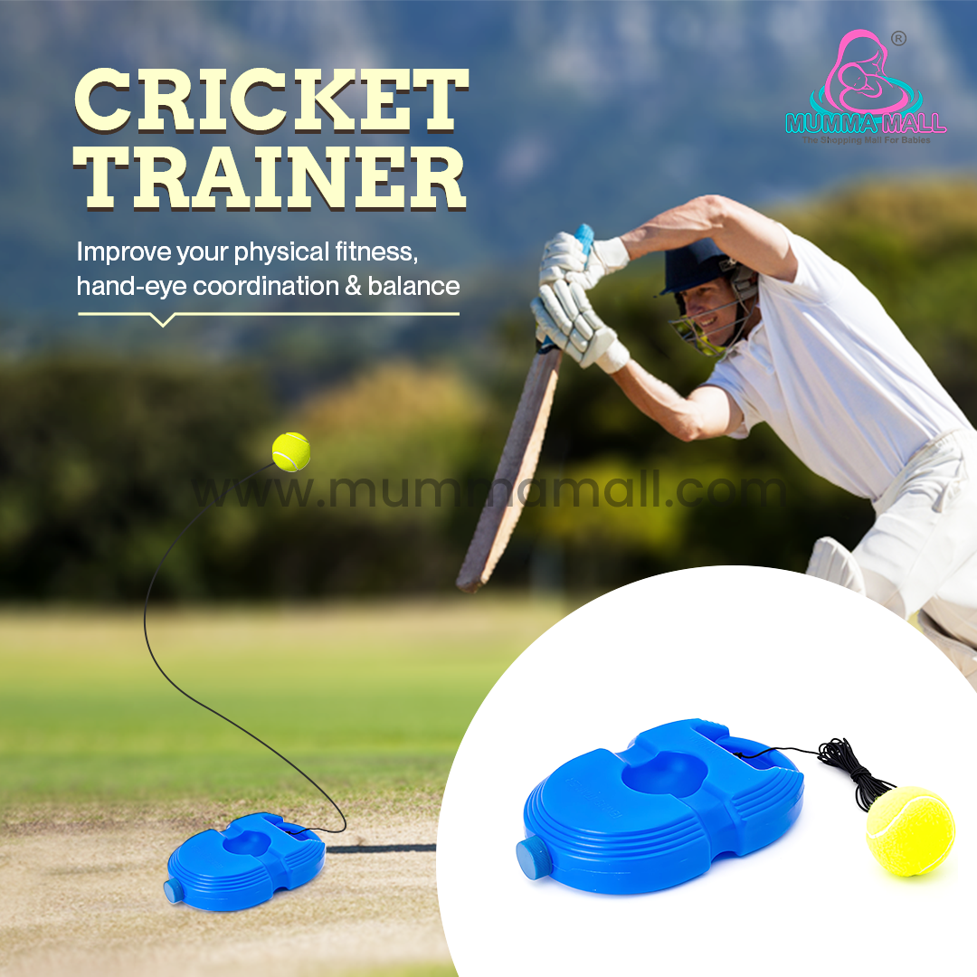 🏏Cricket Trainer Rebound Ball || Self  Cricket Practice Training Tool for Adults & Kids