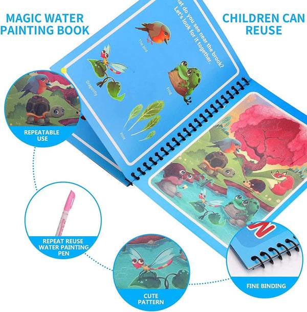 ✨Magic Practice Copybook📚With FREE Magic Water Book😯 (Buy 1 book get 4 Book FREE)💯