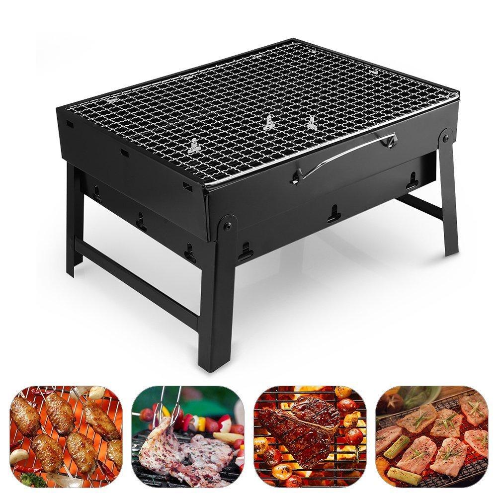 Foldable Portable Outdoor Barbeque Charcoal Grill Oven