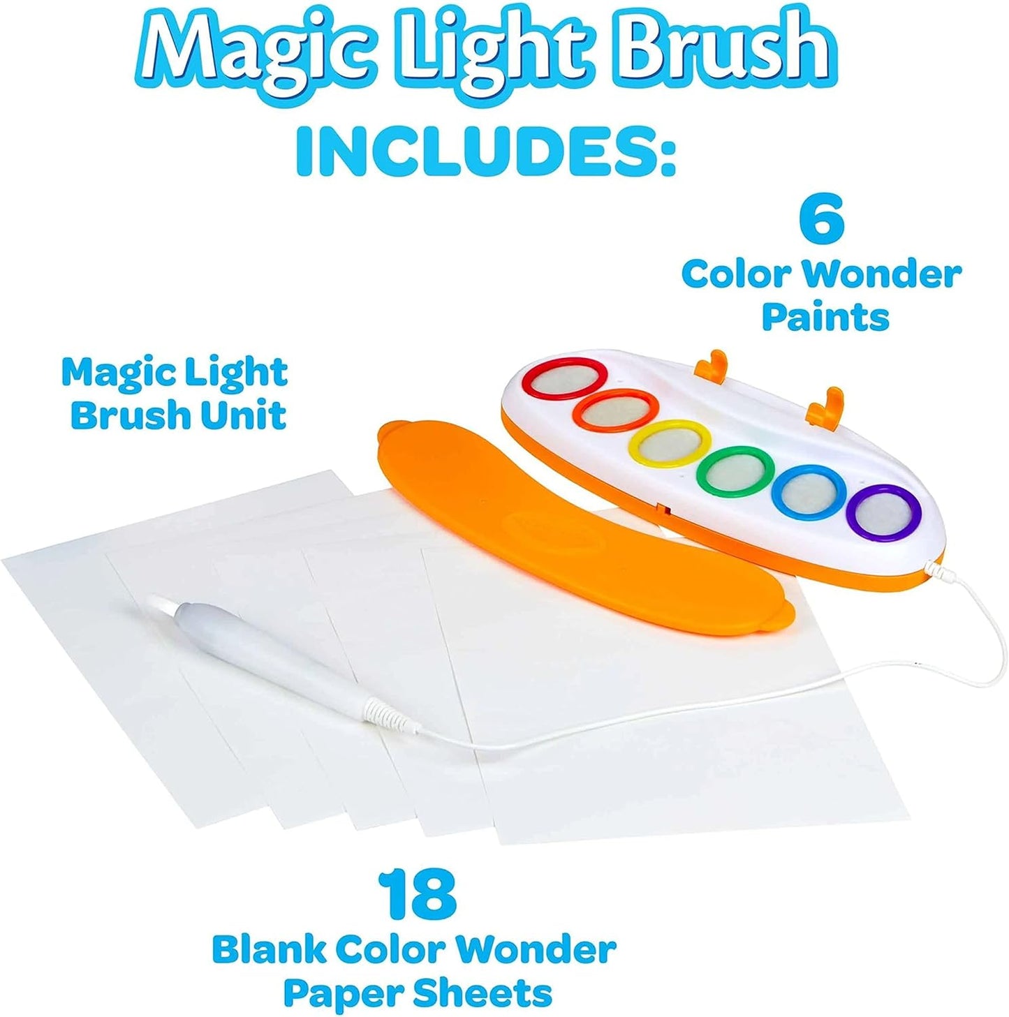 Color Wonder Magic Light Brush || Mess Free Painting