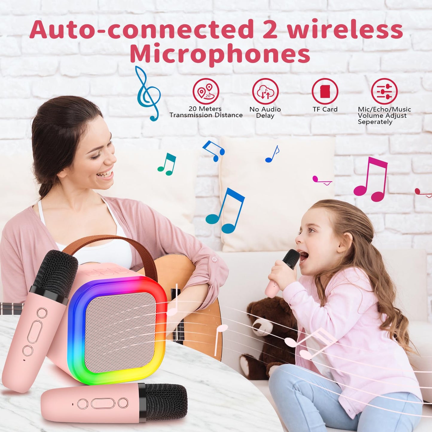 🎶Wireless K12 Bluetooth Speaker with Wireless Microphone 🎤