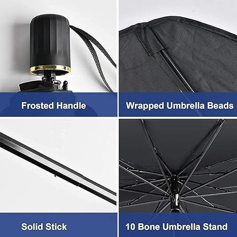 ✨Foldable Reflective Car Umbrella for Sun Heat Protection