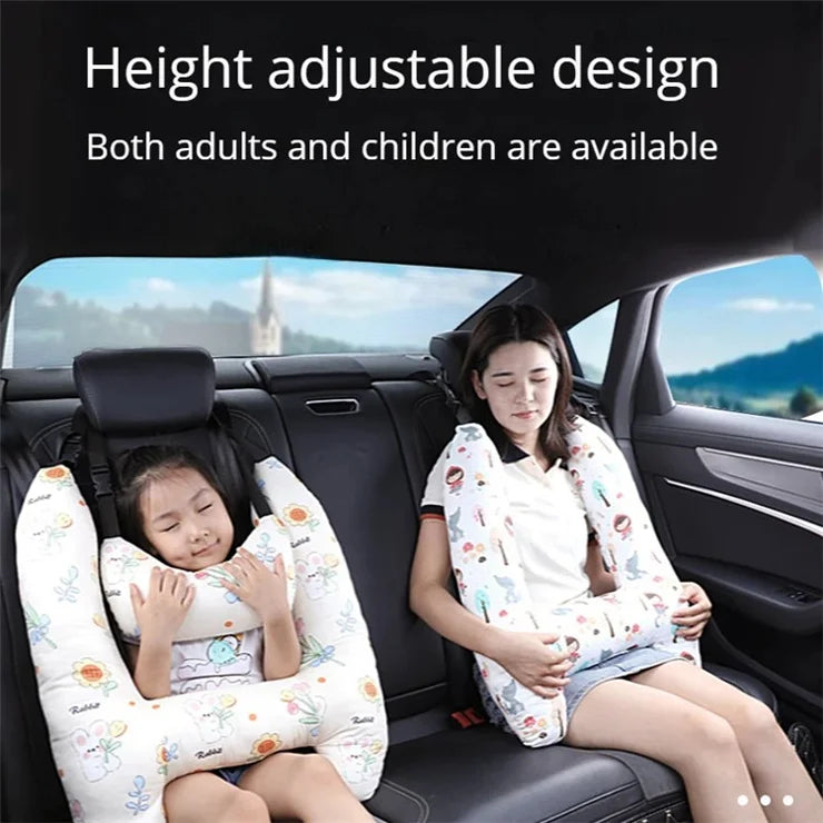 🌟H Shape - Kids Car Sleeping Head Support pillow