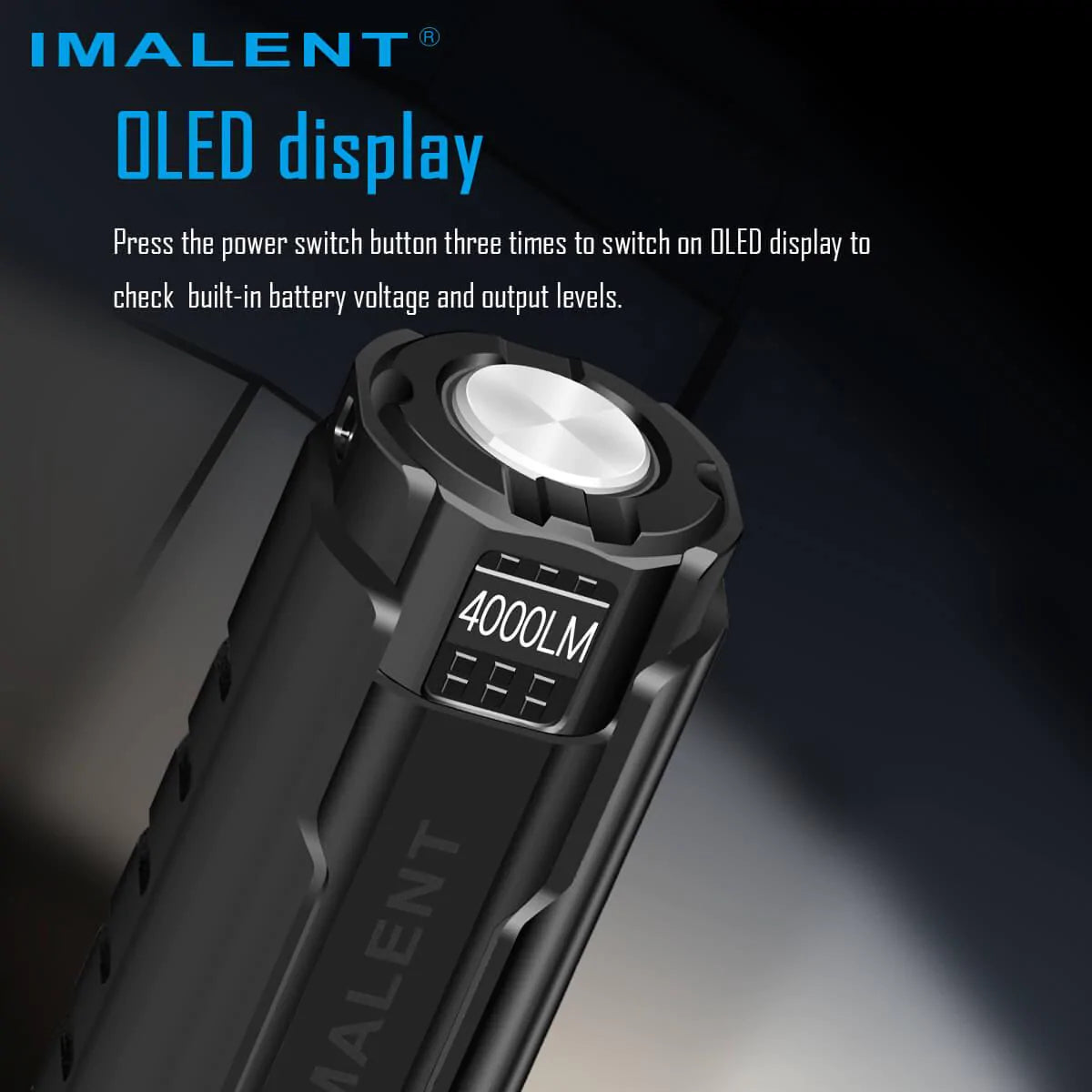 Imalent LD70 4000 lumen EDC flashlight