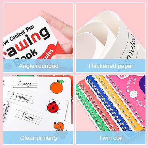 Groove Control  Reusable  Drawing Activity Pad (pack of 8 book)