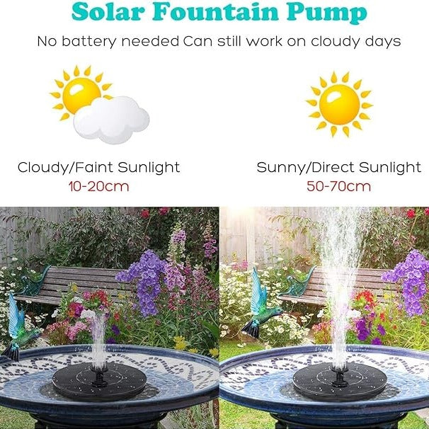 Solar Power Floating Water Pump  for Garden Outdoor