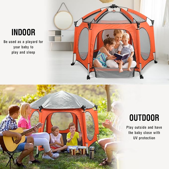 Baby Portable Tent-Indoor & Outdoor Playpen for Babies👶