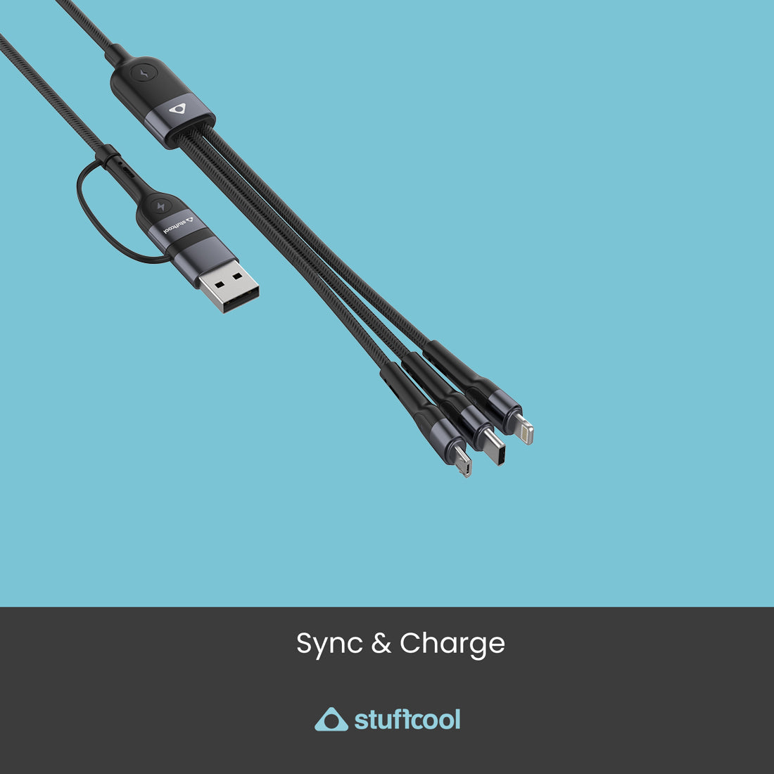 Cinco 5 In 1 Sync and charge cable 1.5 Meter