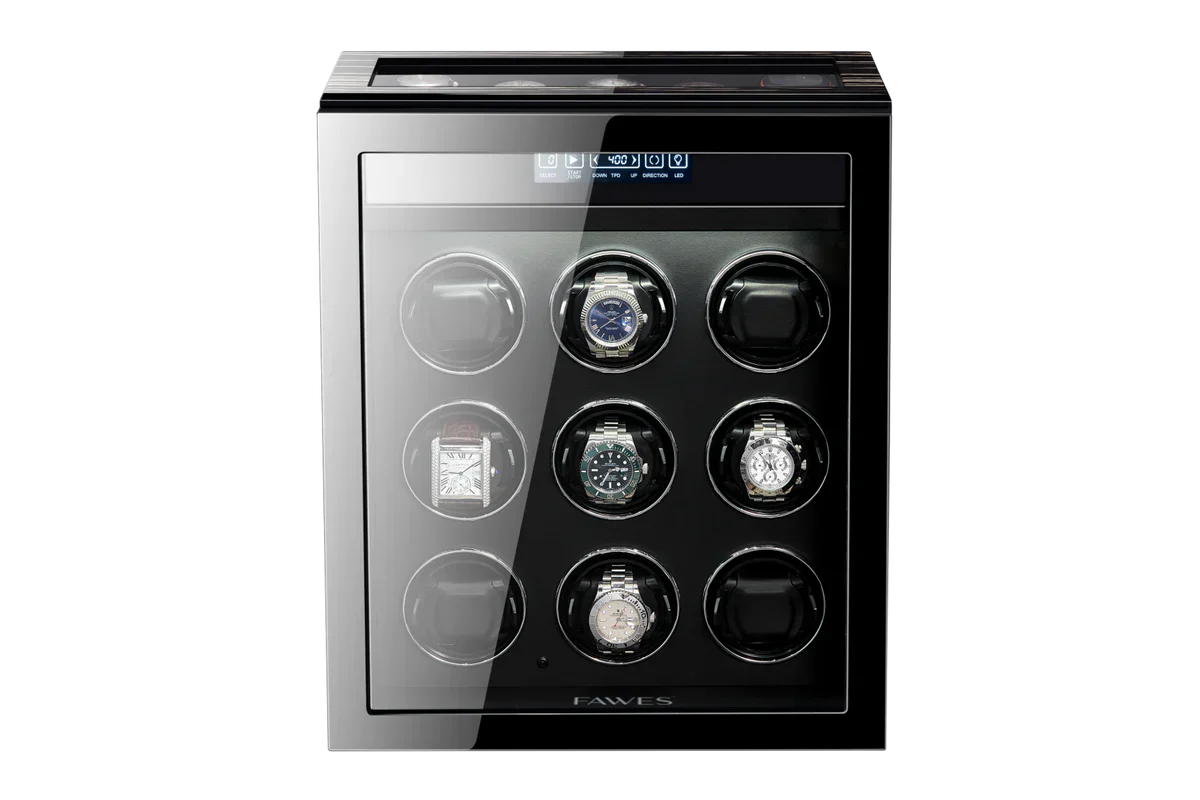 Fawes Automatic Watch Winder With 5 Watch Storage X62