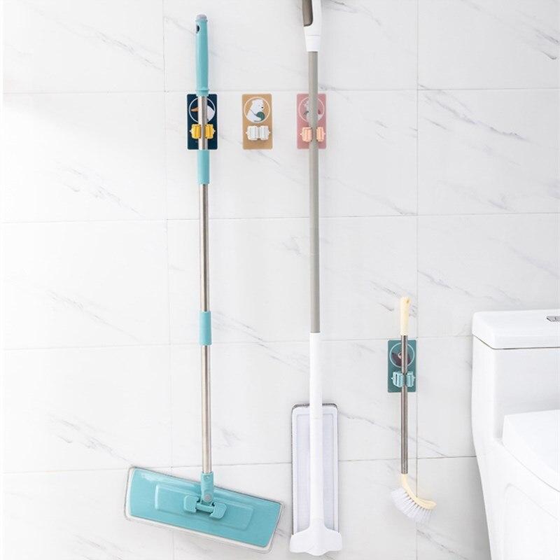 Wall Mounted Cartoon Mop, Broom Holders