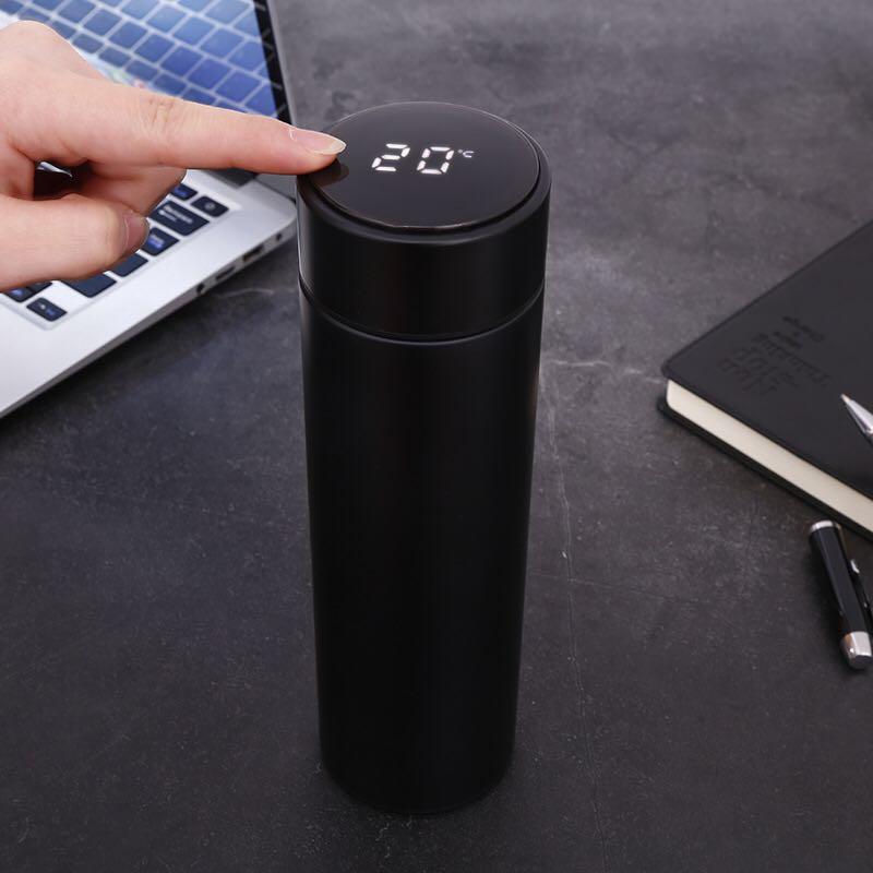 Thermos Vacuum Flasks Digital Temperature Display Led stainless steel insulation Water Bottles