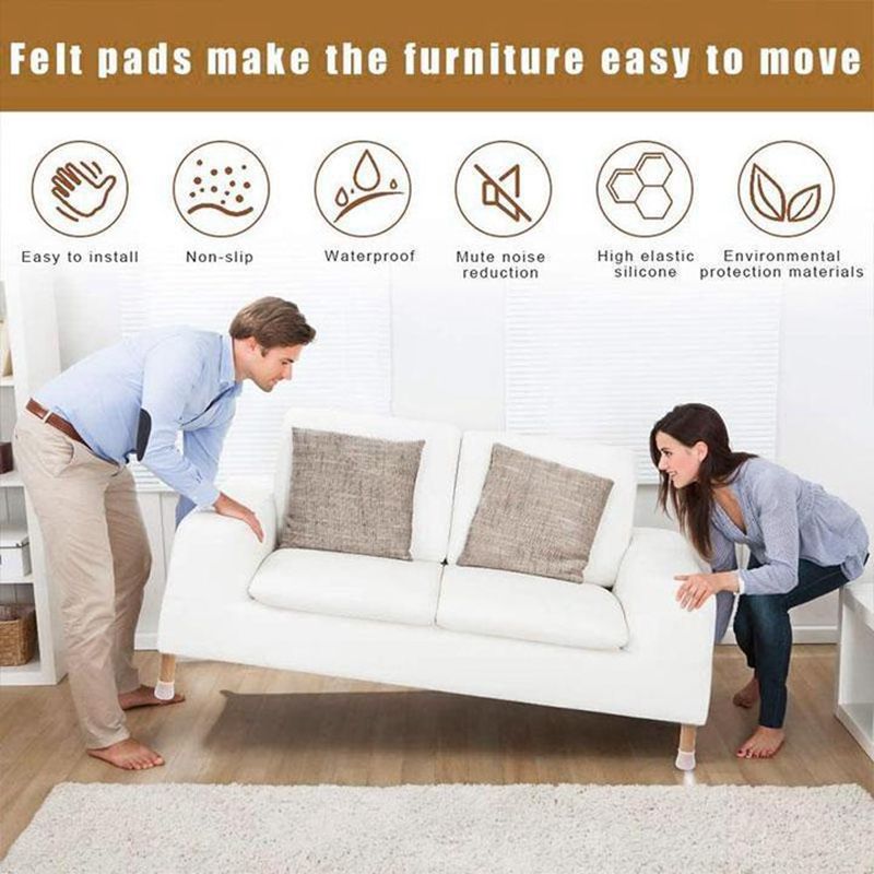 New Style Furniture Silicone Protection Cover pack of 8