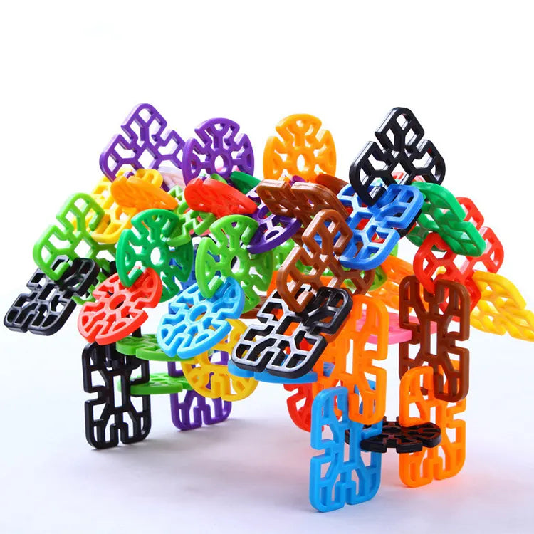 🧩Interlocking Blocks game for kids(72 pcs)