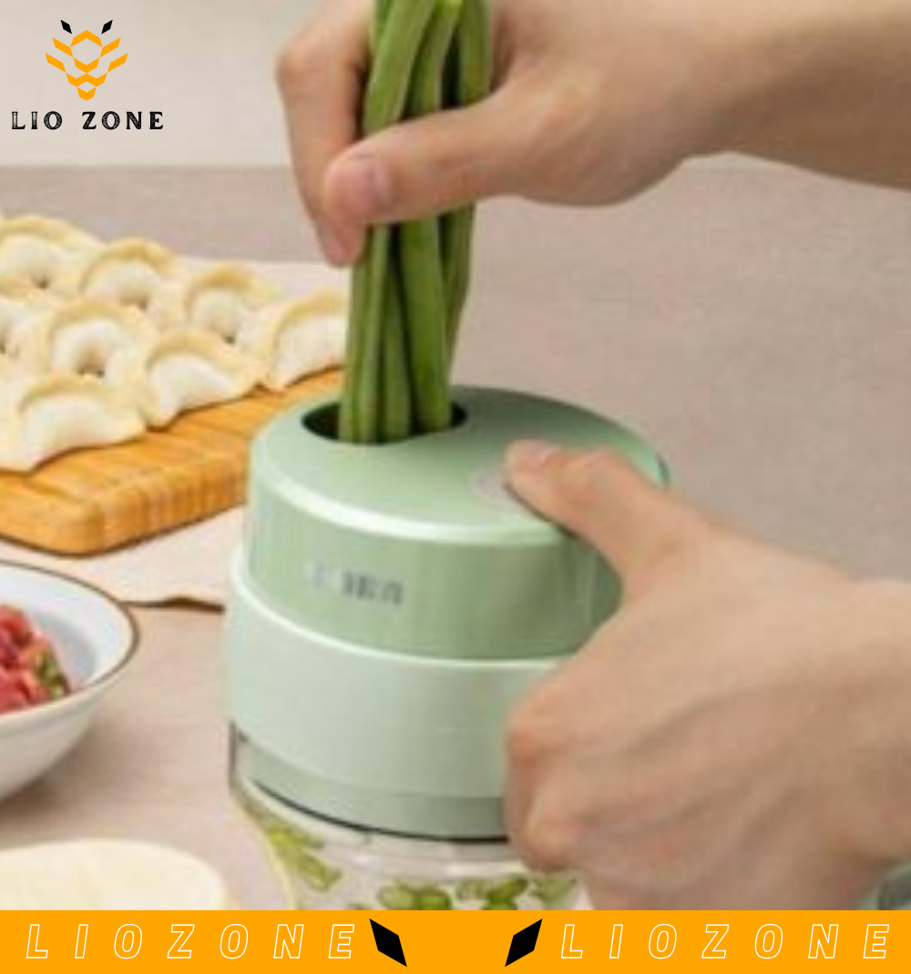 Wireless Handy Electric Vegetable Chopper- 4 in 1