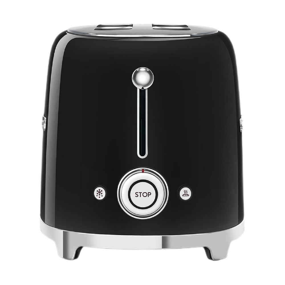 Smeg Retro Stainless Steel Pop up 2 Slice Toaster